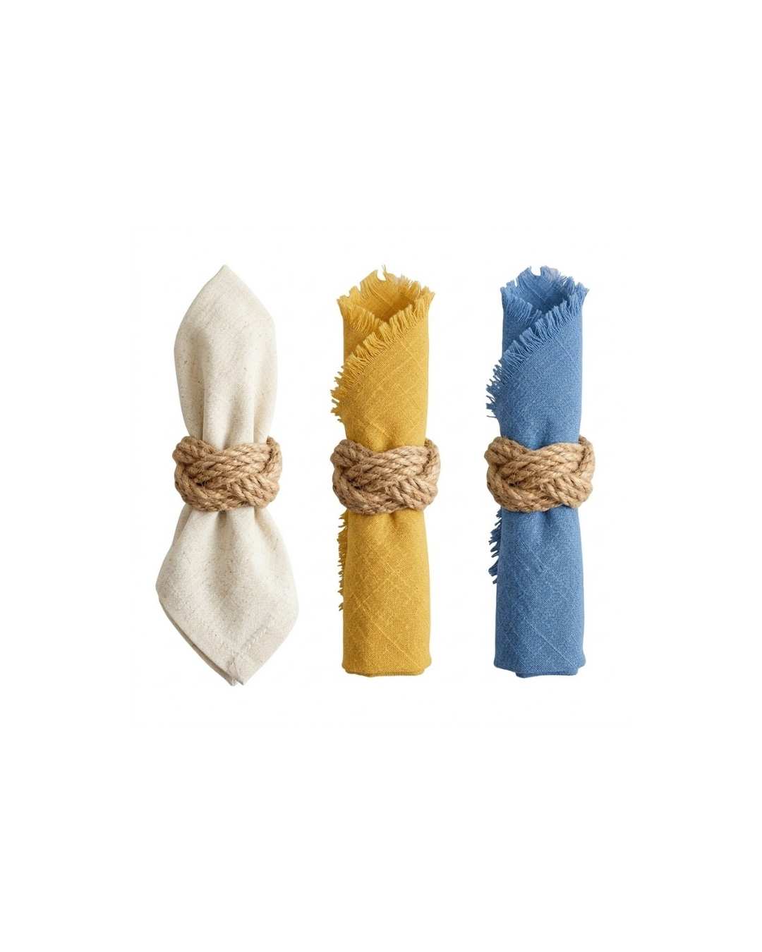 Serviettenring Jute Knot natur mieten