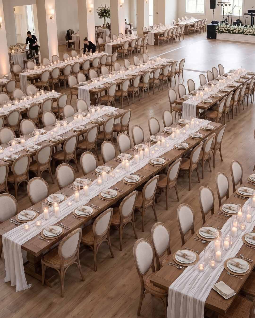 Tischdekoration weiss mieten für Hochzeiten und Events im Raum Limburg Weilburg