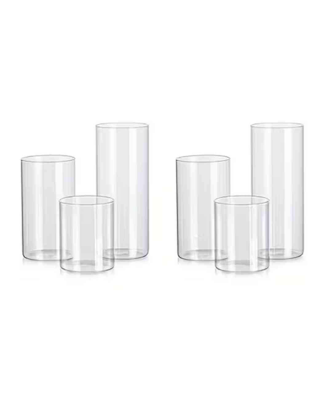 Zylindervase glas klar (mieten)