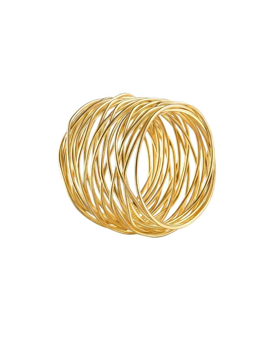 Serviettenring „geflochten  „gold“  (mieten)