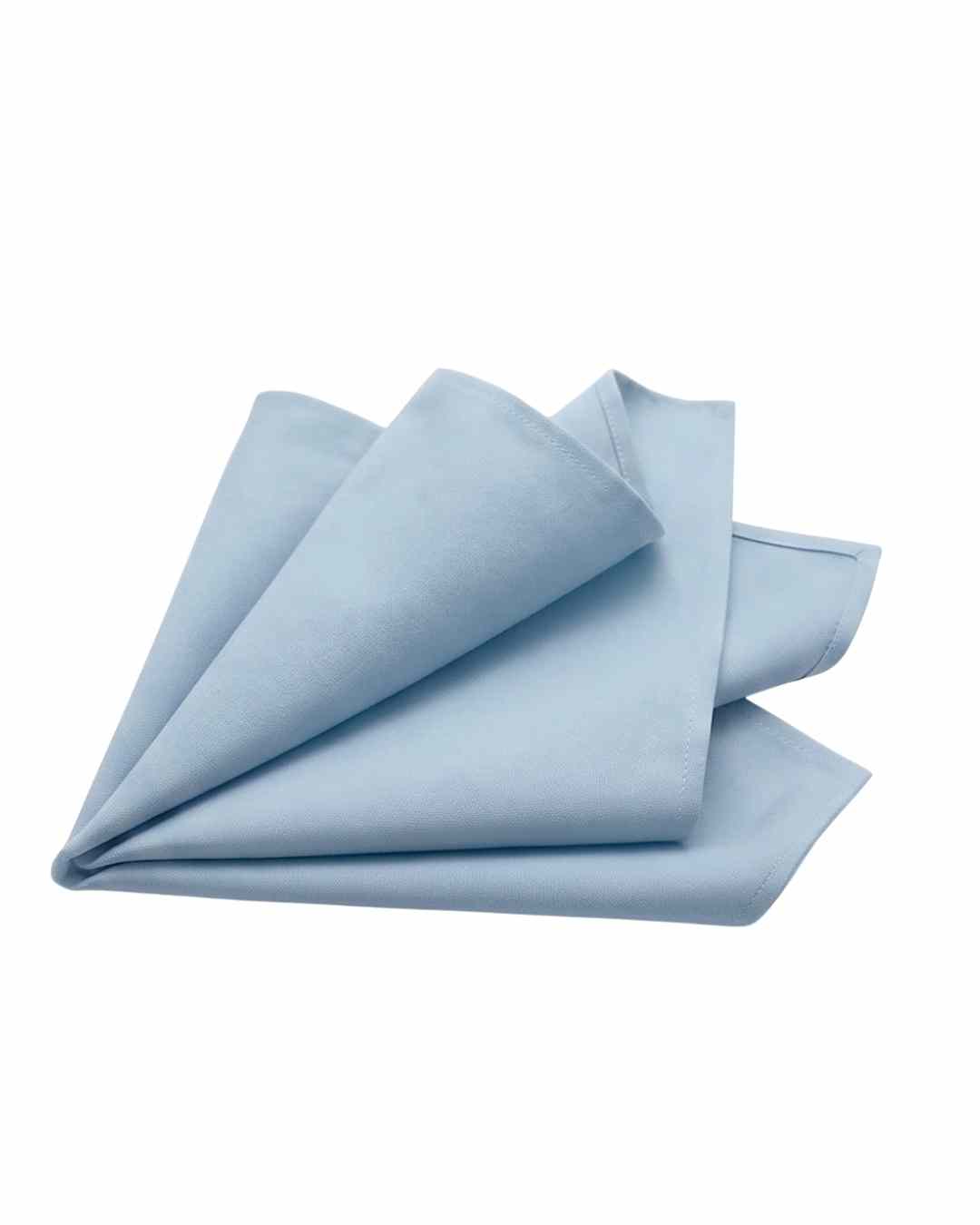 Stoffservietten  „hellblau“  (mieten)
