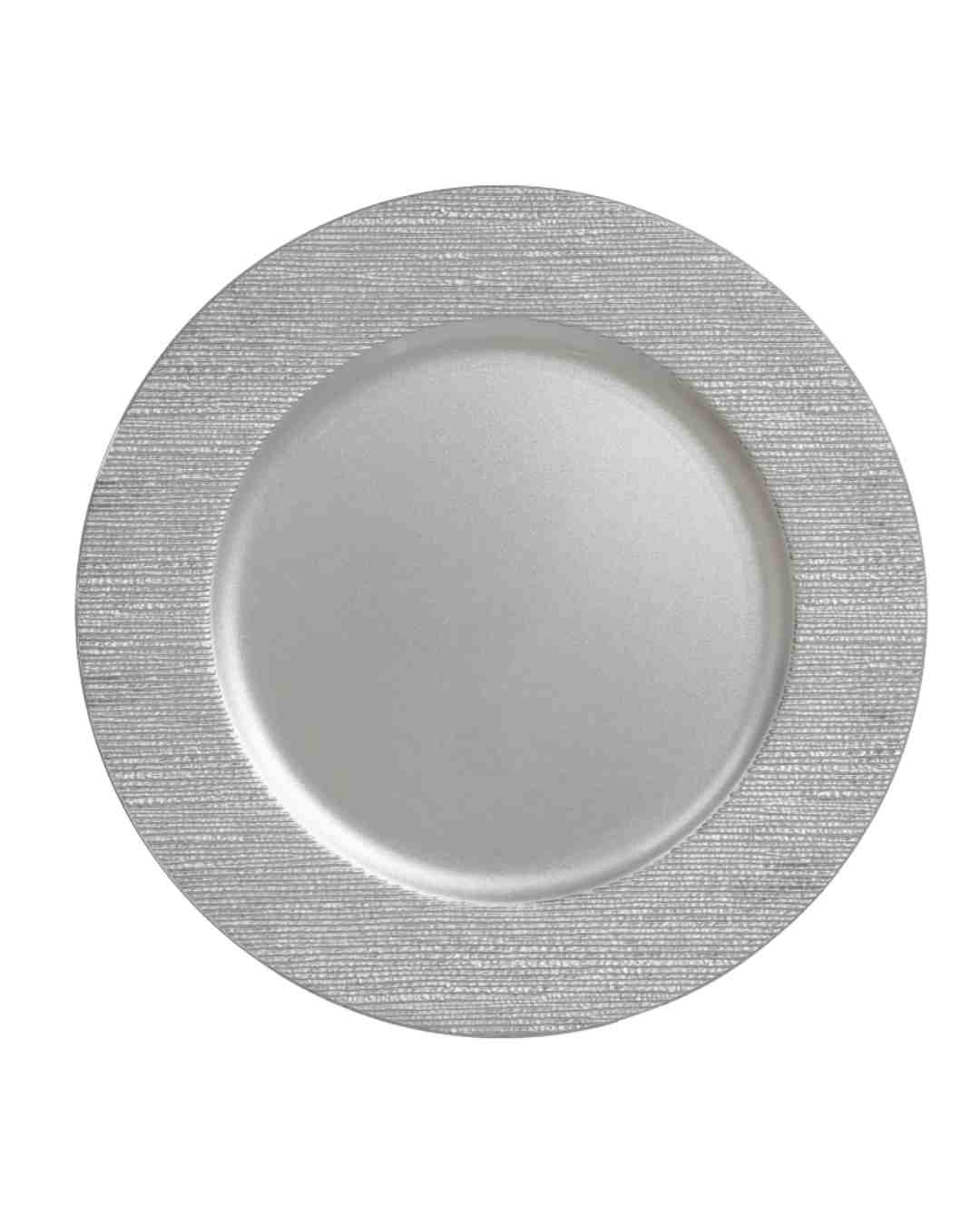 Platzteller silber (mieten)