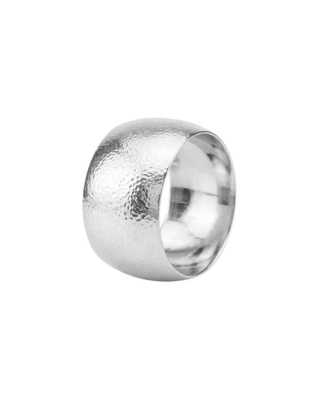 Serviettenring „Textur“  „silber“  (mieten)