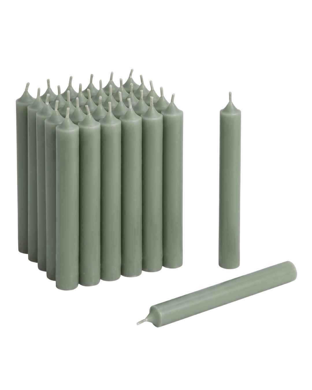 Stabkerze  „salbeigrün“  (kaufen)