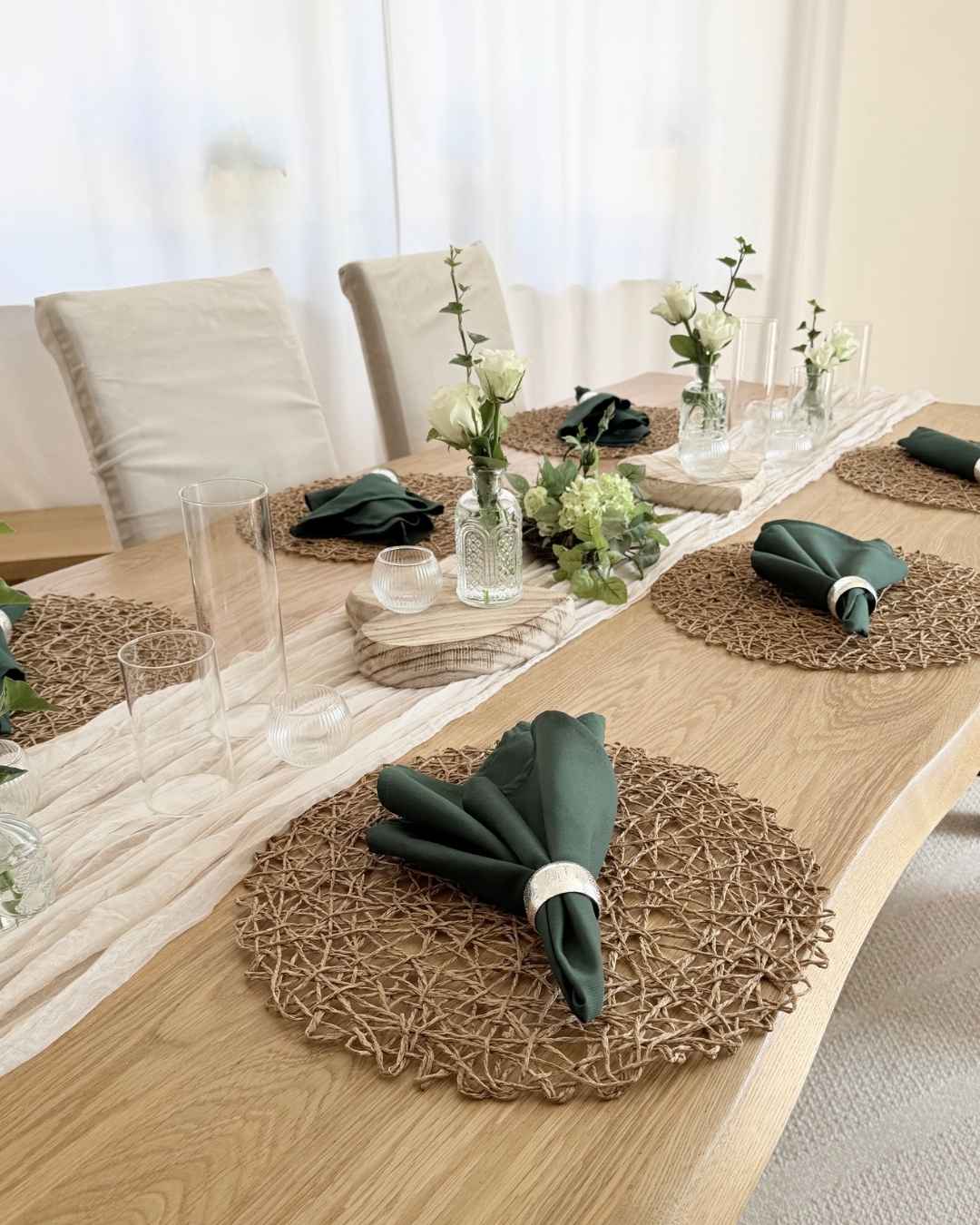 Tischdekoset Nature green Dream grün